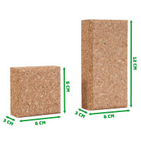 KoBaKi Korkbaukiste Set 76 Teile – Nachhaltige Korkbausteine für Kinder